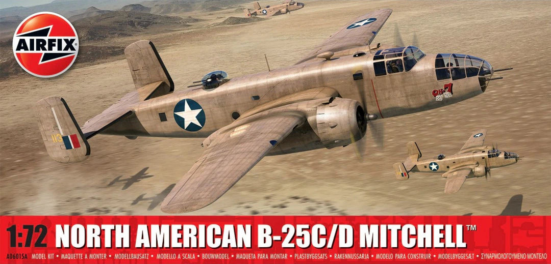 Airfix 1/72nd scale North American B25C/D Mitchell