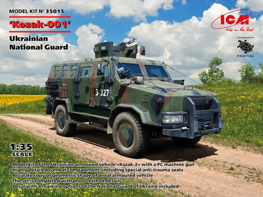 ICM 1/35th scale Kozak 1 Ukrainian MRAP National Guard