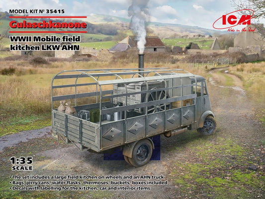ICM 1/35 scale Gulaschkanone WWII mobile field kitchen LKW AHN