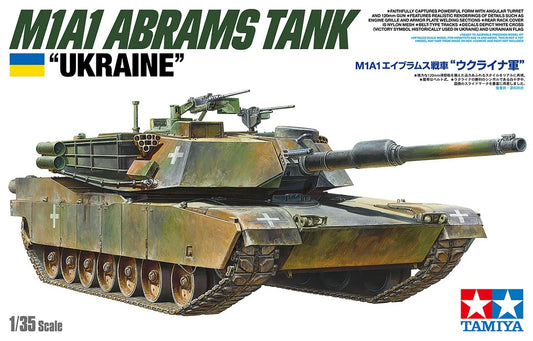 Tamiya 1/35th scale - U.S. M1A1 Abrams Tank "Ukraine"