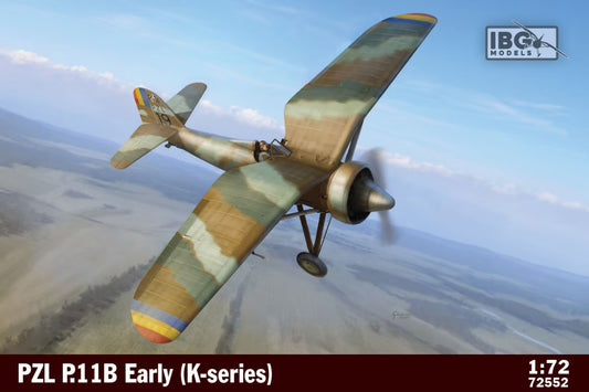 IBG Models 1/72nd Scale PZL P.11B Early (K-series)