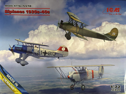 ICM 1/72nd scale Biplanes 1930s-1940s