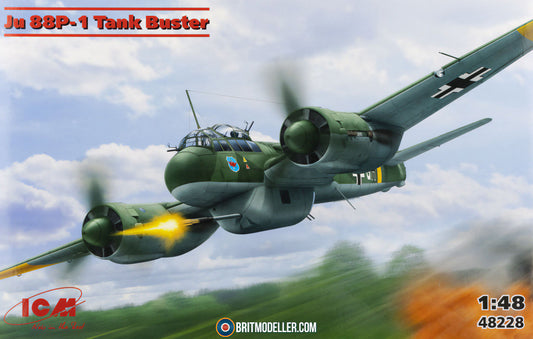 ICM 1/48th scale Ju 88P-1 Tank Buster