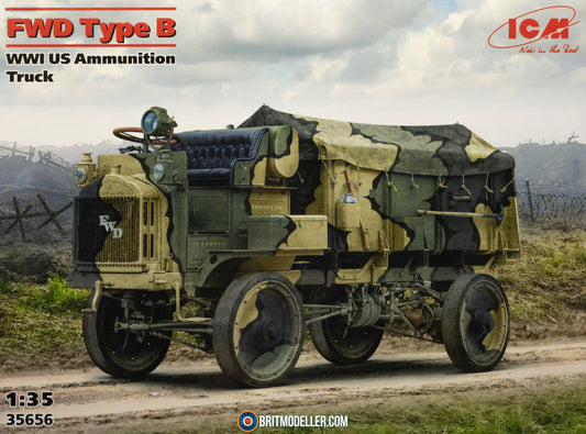 ICM 1/35th scale FWD Type B US WWI Ammunition truck
