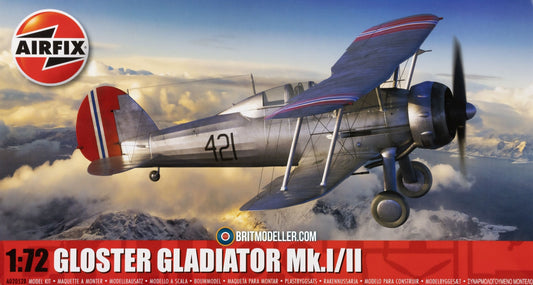 Airfix 1/72nd Scale Gloster Gladiator Mk.I/Mk.II
