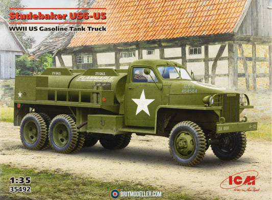 ICM 1/35th scale Studebaker Us6 WWII US Gasoline Tank Truсk