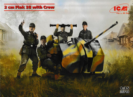 ICM 1/35th scale - 2cm Flak 38 with crew