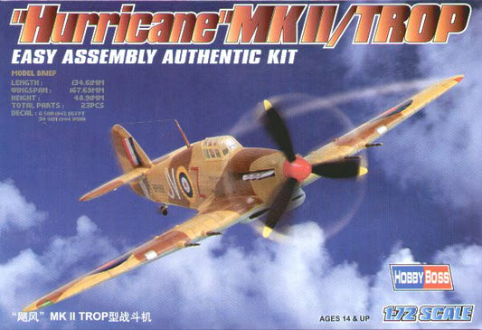 Hobbyboss 1/72nd Scale "Hurricane" Mk.II/Trop