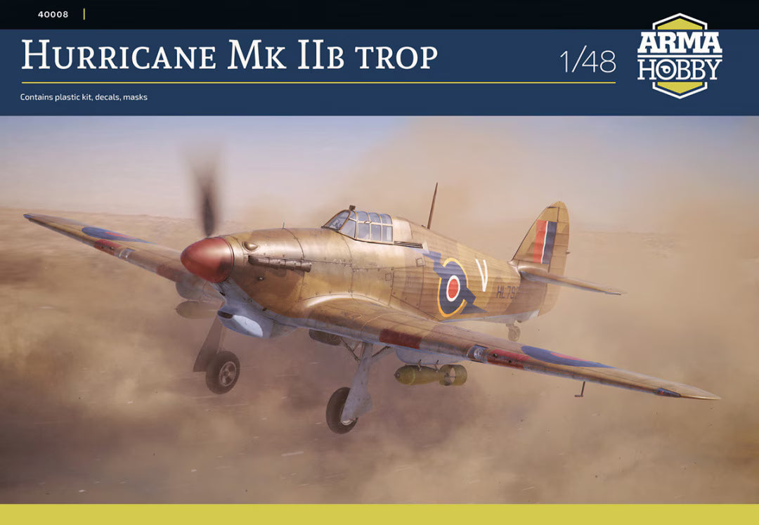 Arma Hobby 1/48th scale Hawker Hurricane Mk.IIb Trop