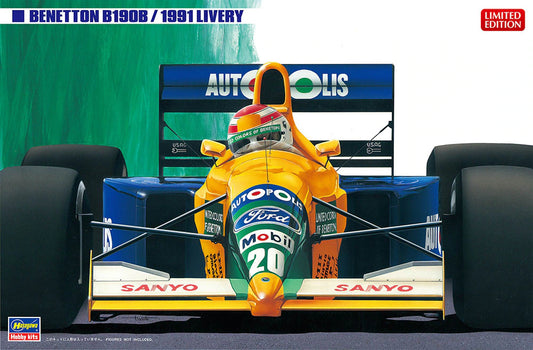 Hasegawa 1/24th scale Benetton B190B 1991 Livery Limited Edition