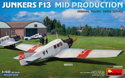 Miniart 1/48th scale Junkers F13 Mid Production