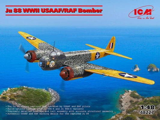 ICM 1/48th scale Ju 88 WWII USAAF Bomber