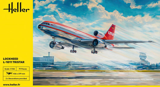 Heller 1/125th scale Lockheed L-1011 Tristar