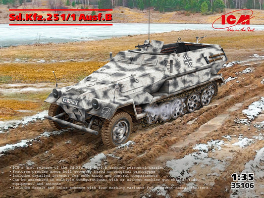 ICM 1/35 scale German Sd.Kfz.251/1 Ausf.B