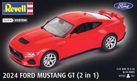 Revell 1/25th scale 2024 Ford Mustang GT (2 in 1)