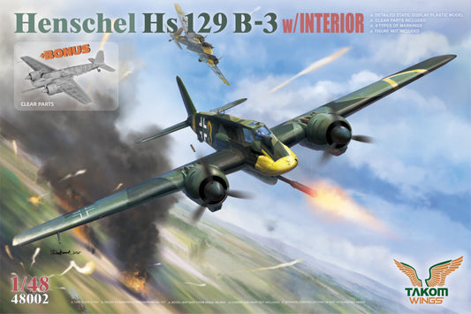 Takom 1/48th scale Hs 129 B-3 2/interior