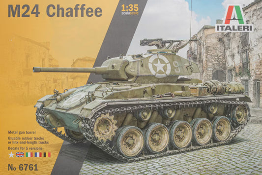 Italeri 1/35 scale U.S. Light Tank M24 Chaffee