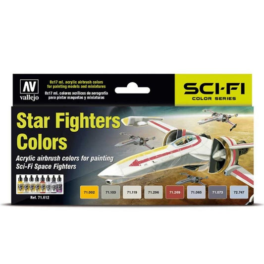 Vallejo Star Fighter Colours Paint Set