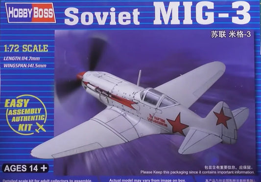 Hobbyboss 1/72nd Scale Soviet MiG-3 Fighter