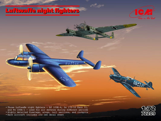 ICM 1/72nd scale Luftwaffe Night Fighters