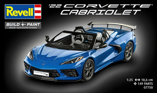 Revell 1/25th scale '22 Corvette Cabriolet