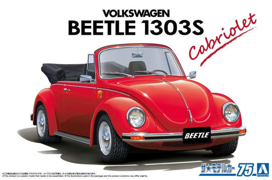 Aoshima 1/24 scale Volkswagen Beetle 1303S Cabriolet