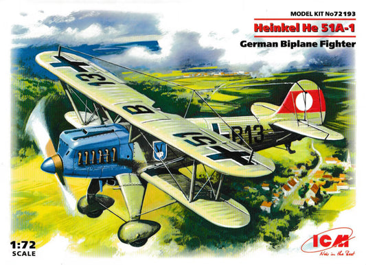 ICM 1/72nd scale Heinkel He 51A-1