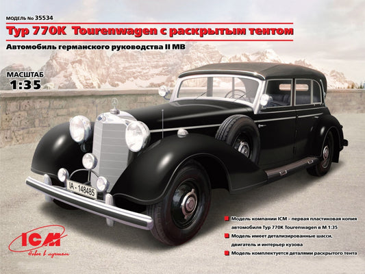ICM 1/24th scale Typ 770K Tourenwagen with open cover