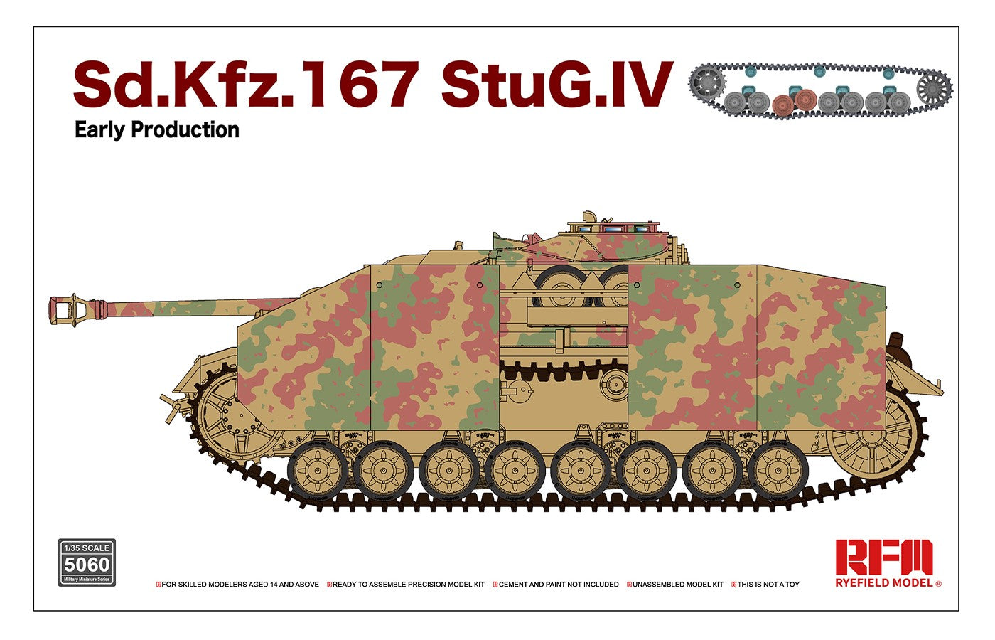 Ryefield Model 1/35th scale Sd.kfz. 167 StuG.IV Early Production
