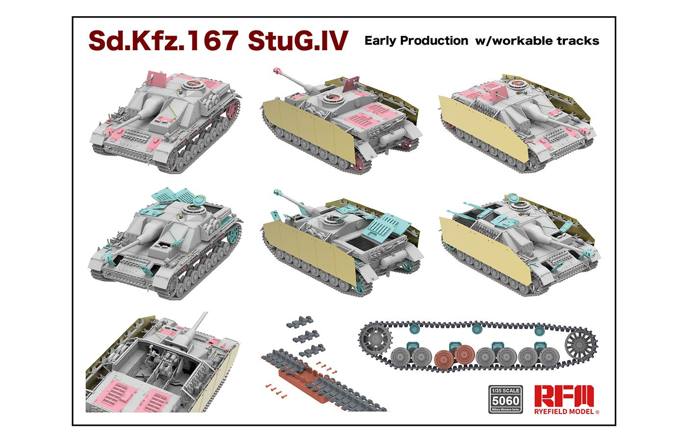 Ryefield Model 1/35th scale Sd.kfz. 167 StuG.IV Early Production