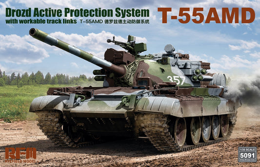 Ryefield Model 1/35th scale T-55AMD Drozd Active Protection System