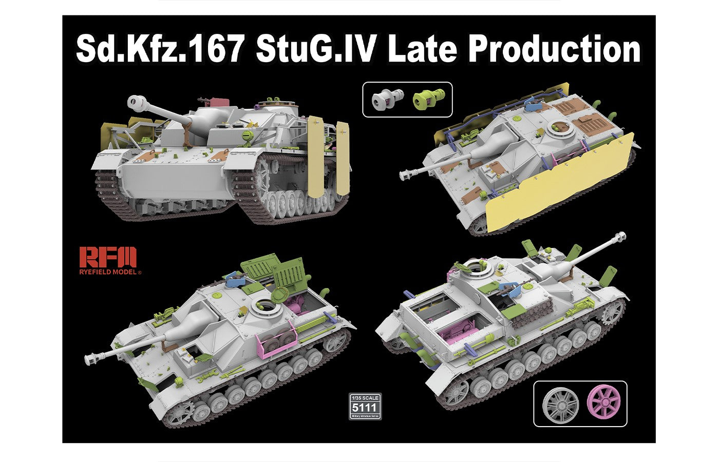 Ryefield Model 1/35th scale Sd.kfz. 167 StuG.IV Late Production