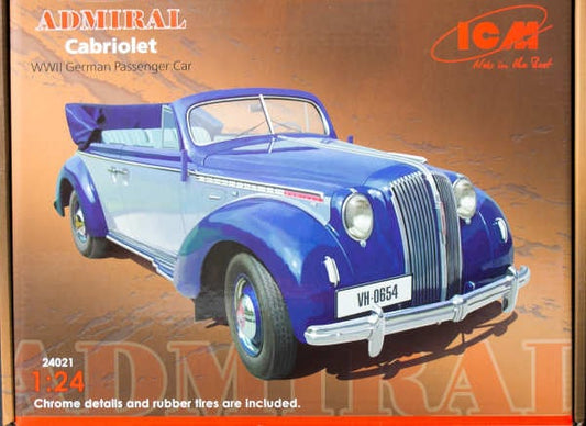 ICM 1/24th scale Admiral Cabriolet