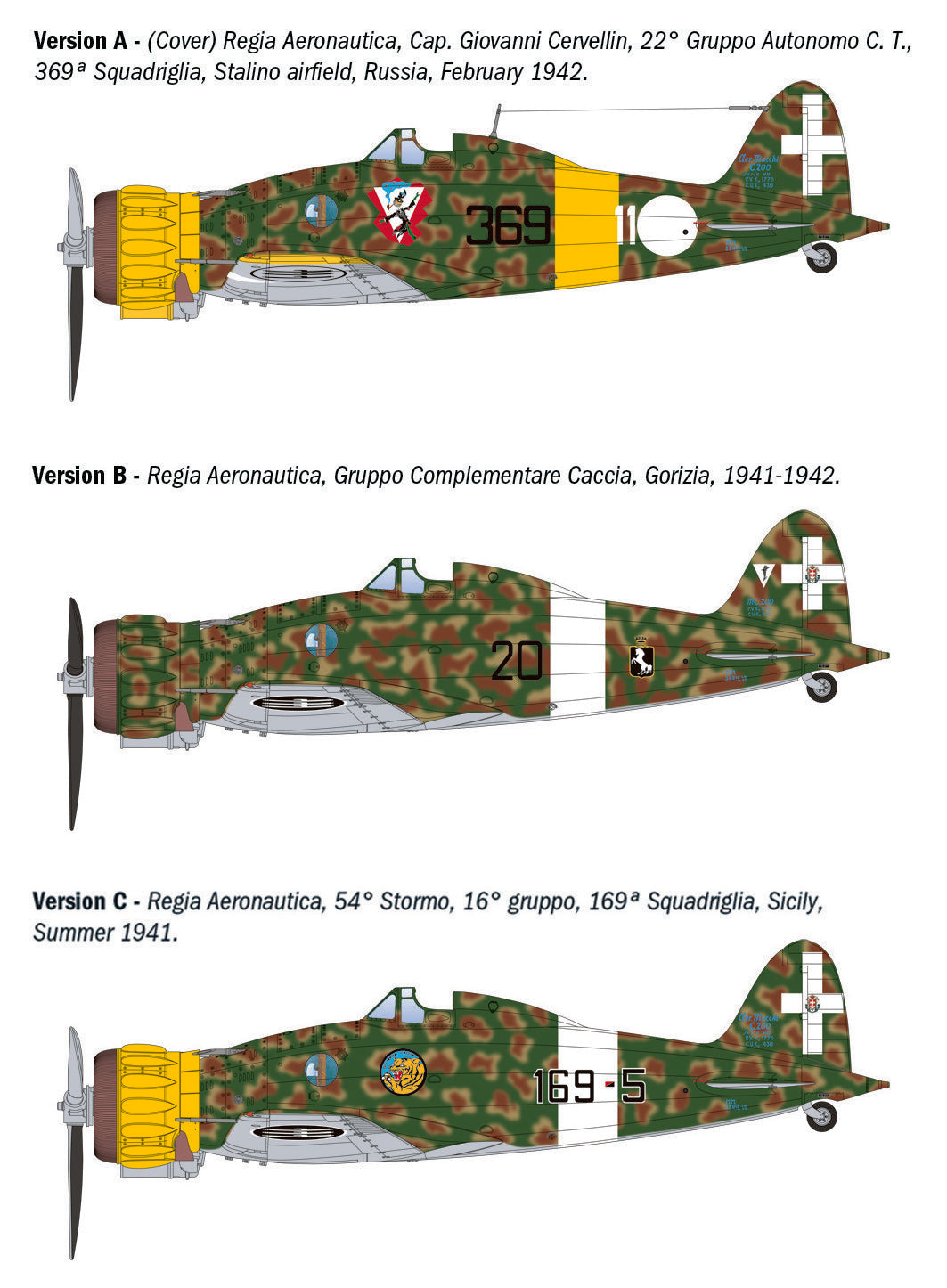 Italeri 1/32nd scale Macchi MC.200 Saetta
