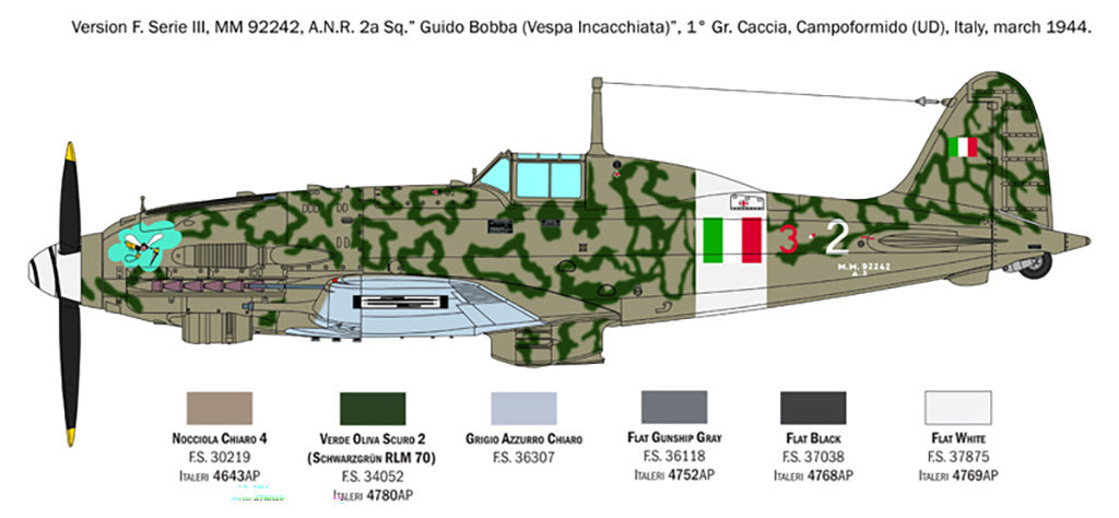 Italeri 1/32nd MC205 Veltro