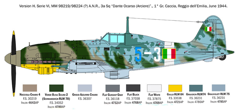 Italeri 1/32nd MC205 Veltro