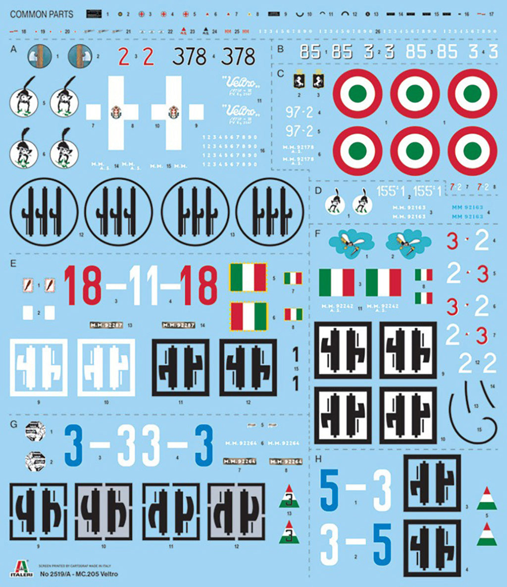 Italeri 1/32nd MC205 Veltro