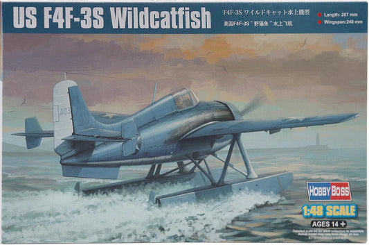 Hobbyboss 1/48th scale US F4F-3S Wildcatfish