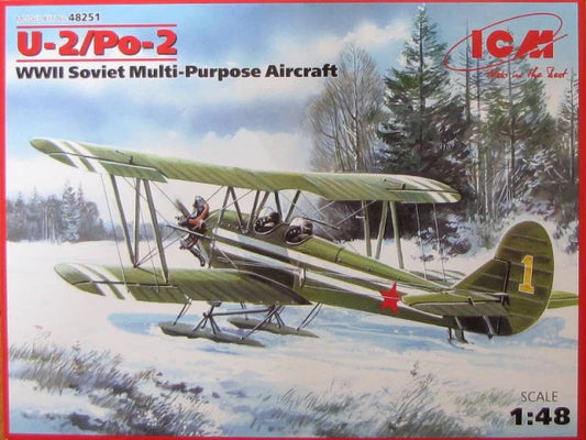 ICM 1/48th scale U-2/Po-2 WWII Soviet Multi-Purpose Aircraft