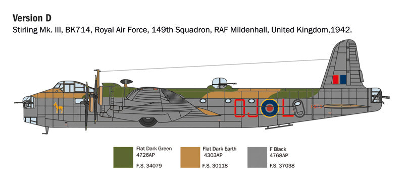 Italeri 1/72nd scale Stirling Mk. III