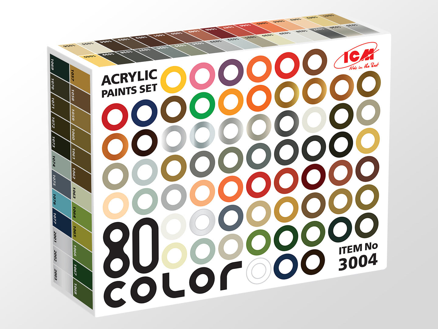 ICM Complete Paint Set - 80 colours