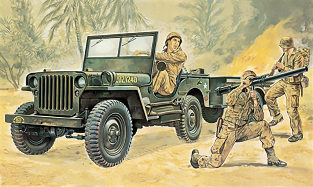 Italeri 1/35th scale Jeep