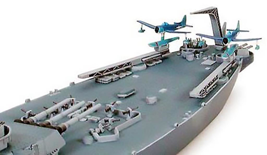 Tamiya 1/700th scale - USS Missouri Battleship (BB-63)