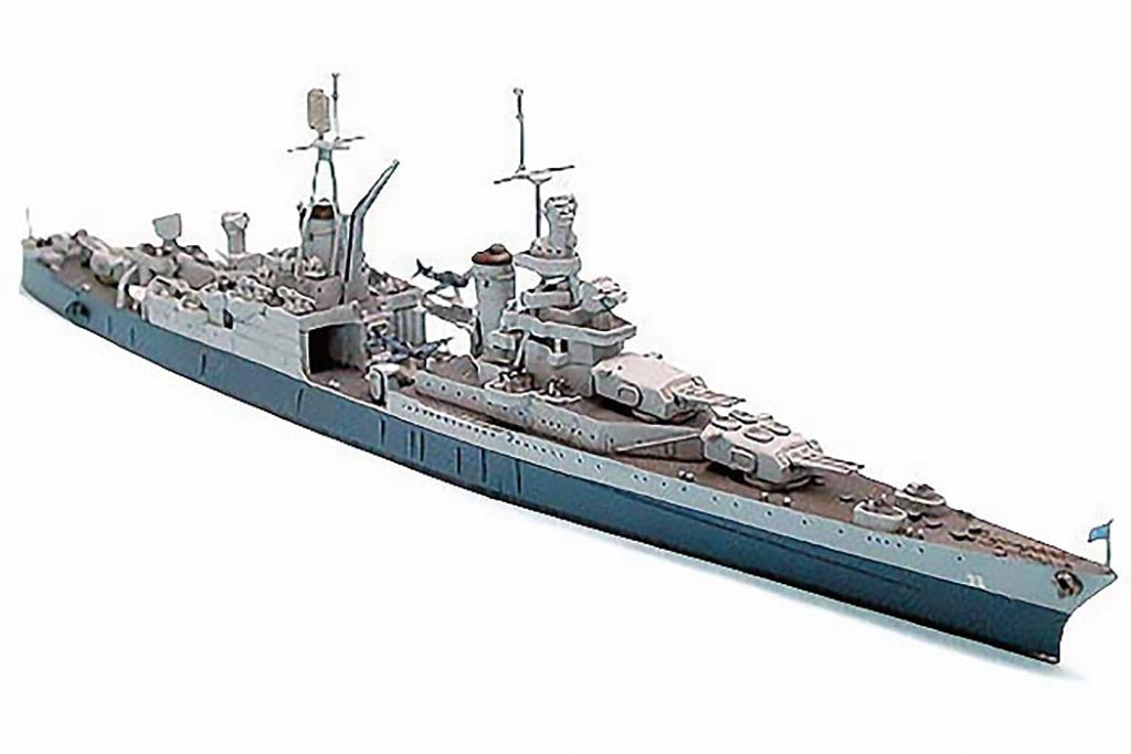 Tamiya 1/700th scale - USS Indianapolis Heavy Cruiser (CA-35)