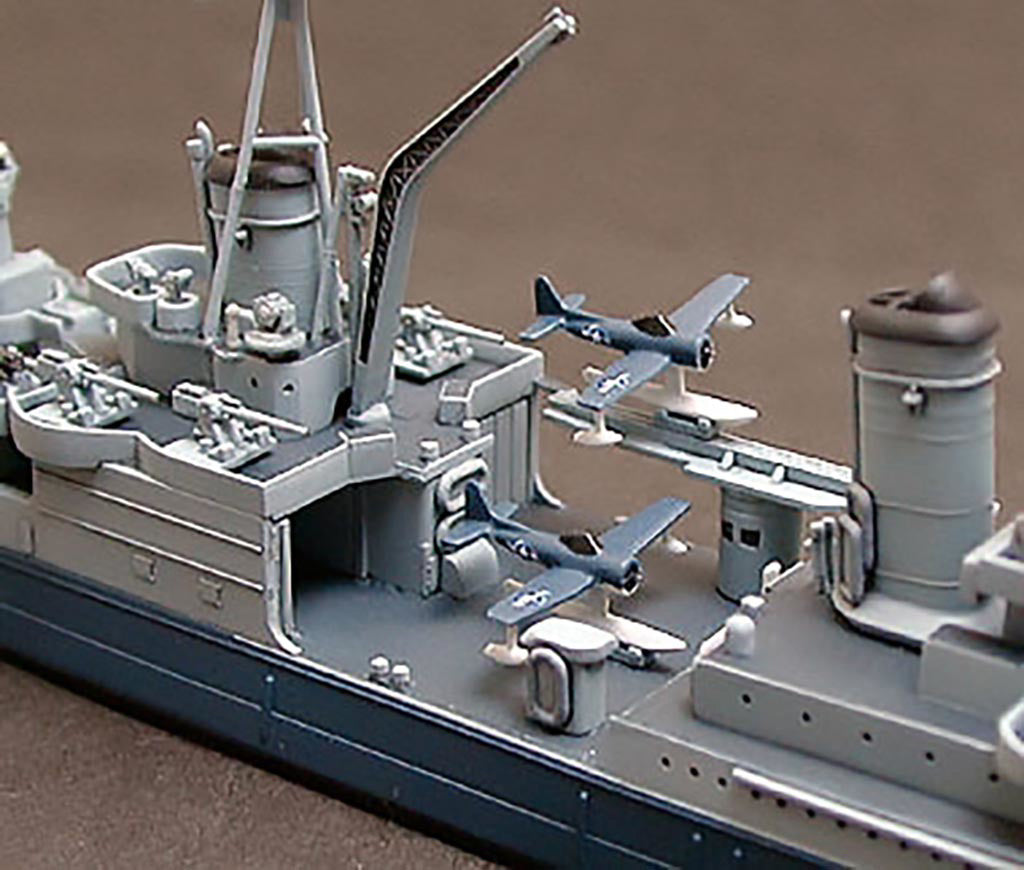 Tamiya 1/700th scale - USS Indianapolis Heavy Cruiser (CA-35)
