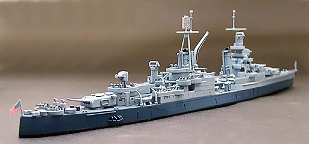 Tamiya 1/700th scale - USS Indianapolis Heavy Cruiser (CA-35)