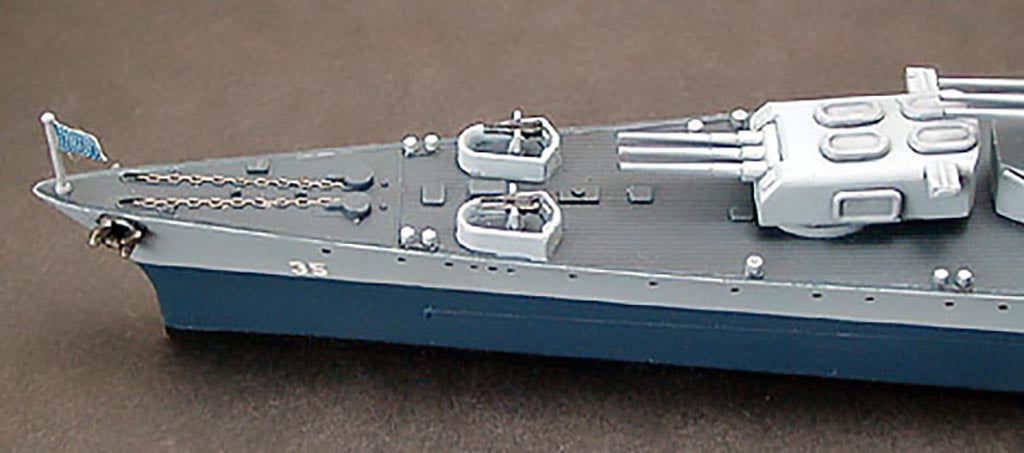 Tamiya 1/700th scale - USS Indianapolis Heavy Cruiser (CA-35)