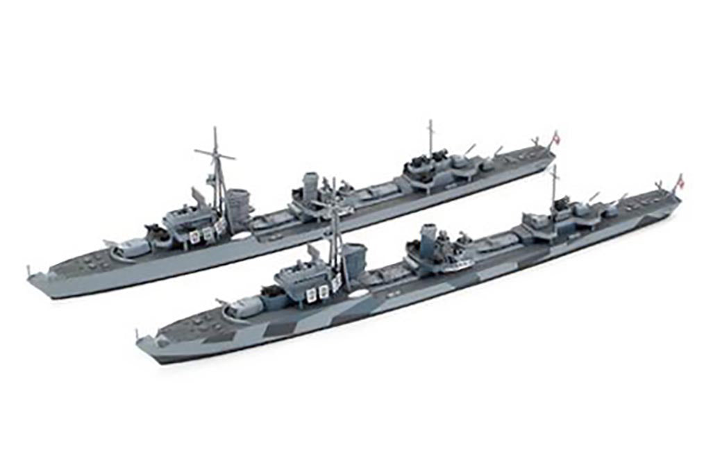 Tamiya 1/700th scale - 2 Models - German Z-Class Destroyer (Z37-39)