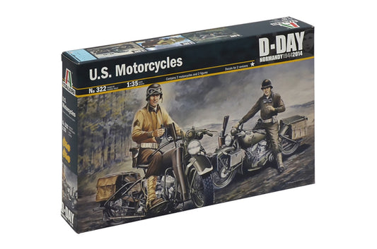 Italeri 1/35th scale US Motorcycles WW2 D Day