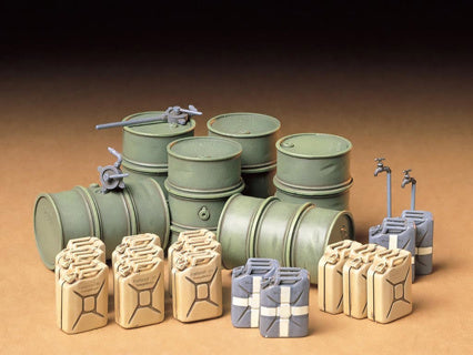 Tamiya 1/35th scale German Fuel Drum Set